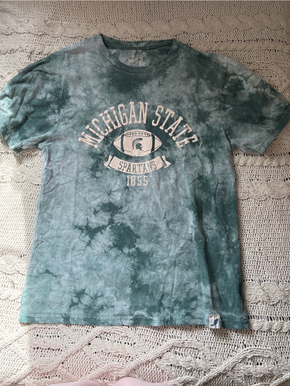 League Unwind Green Tie-Dye Tee